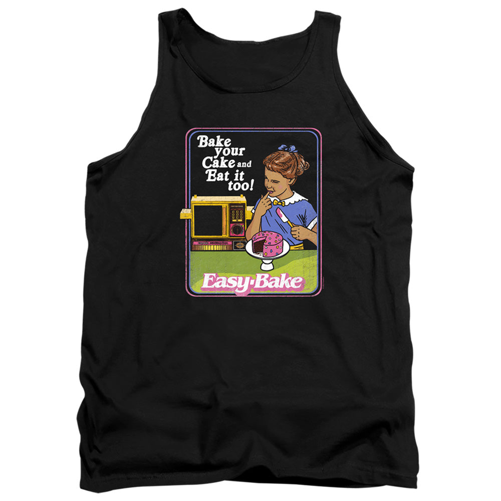 Easy Bake Oven Bake Your Cake Mens Tank Top Shirt Black Officially Licensed