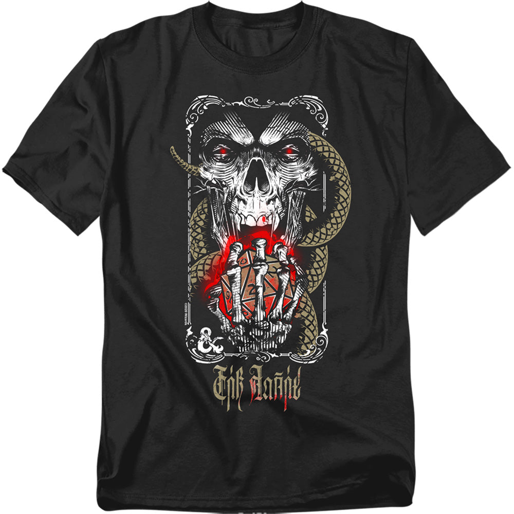 Dungeons And Dragons Lich For Chaos Mens T Shirt Black Officially Licensed