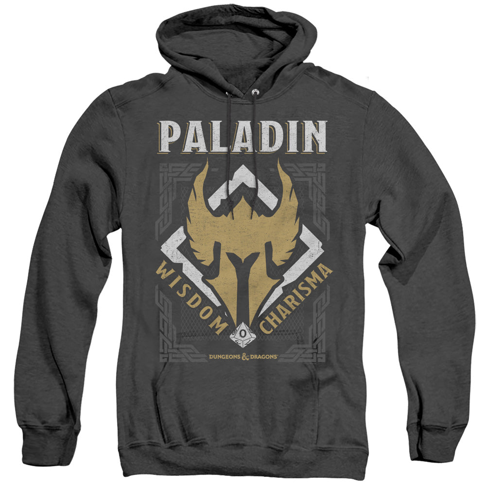 Dungeons And Dragons Paladin Heather Mens Hoodie Black Officially Licensed