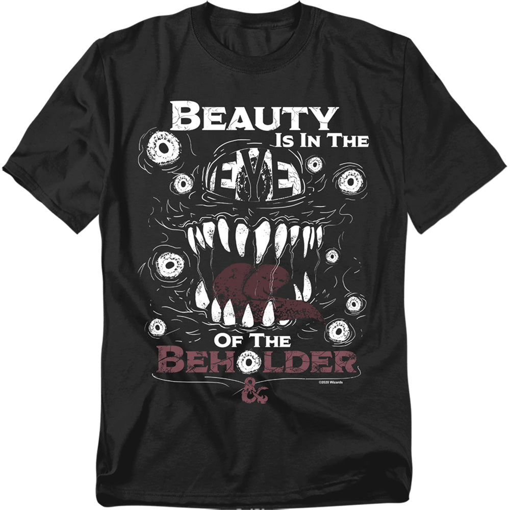 Dungeons And Dragons Eye Of The Beholder Mens T Shirt Black Officially Licensed