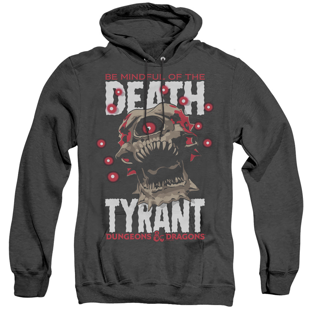 Dungeons And Dragons Death Tyrant Heather Mens Hoodie Black Officially Licensed