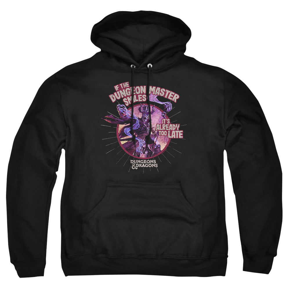 Dungeons And Dragons Dungeon Master Smiles Mens Hoodie Black Officially Licensed