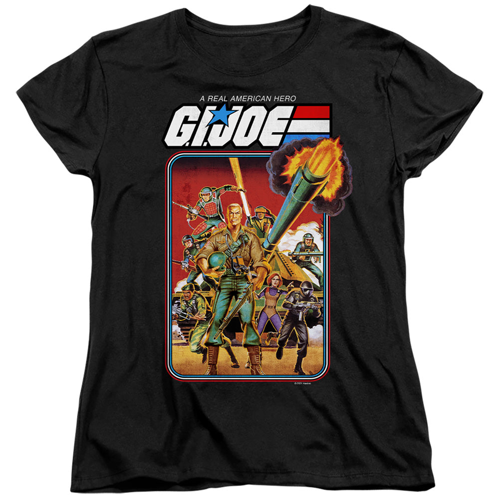 G.I. Joe Hero Group Womens T Shirt Black Officially Licensed