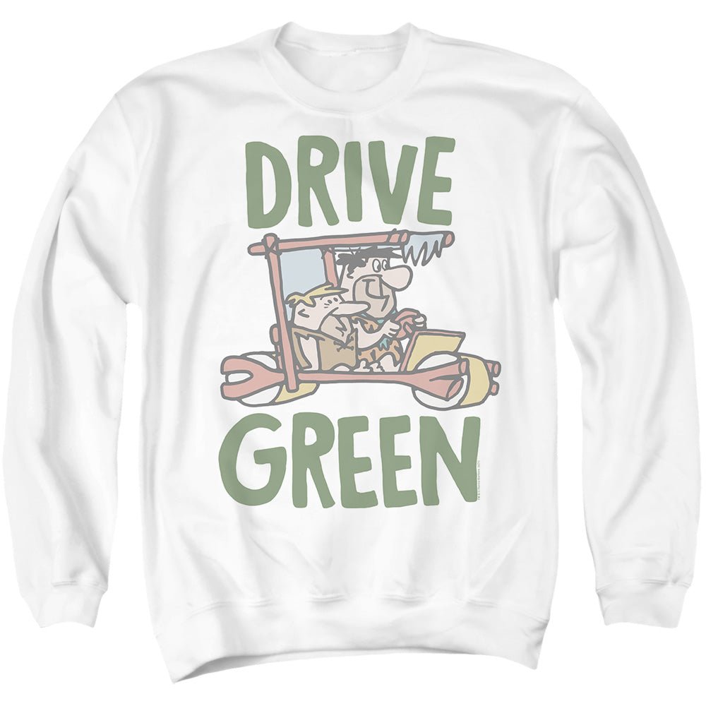 Flintstones The Ecofriendly Mens Crewneck Sweatshirt White