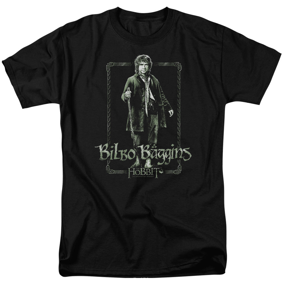 The Hobbit Bilbo Stare Mens T Shirt Black Officially Licensed