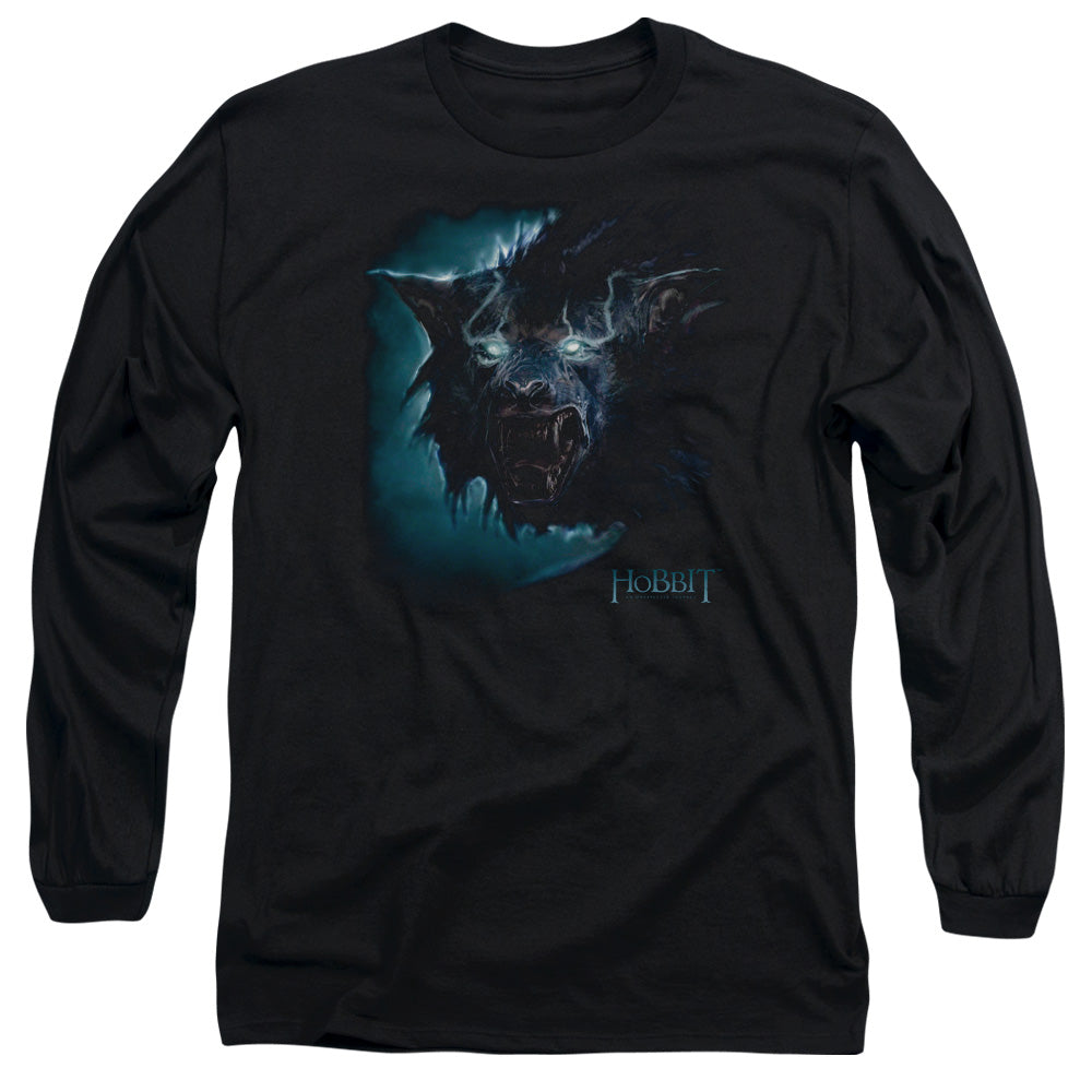 The Hobbit Warg Mens Long Sleeve Shirt Black Officially Licensed