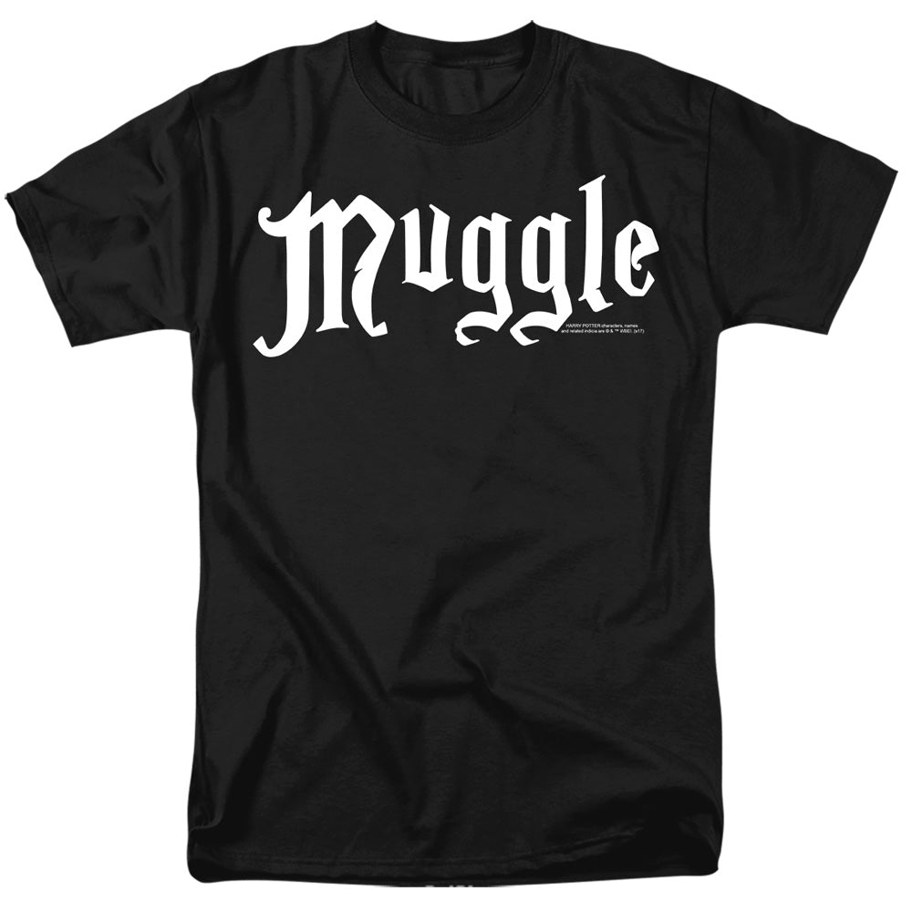 Harry Potter Muggle Mens T Shirt Black Officially Licensed
