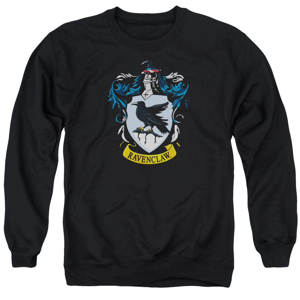 Harry Potter Ravenclaw Crest Mens Crewneck Sweatshirt Black Officially Licensed