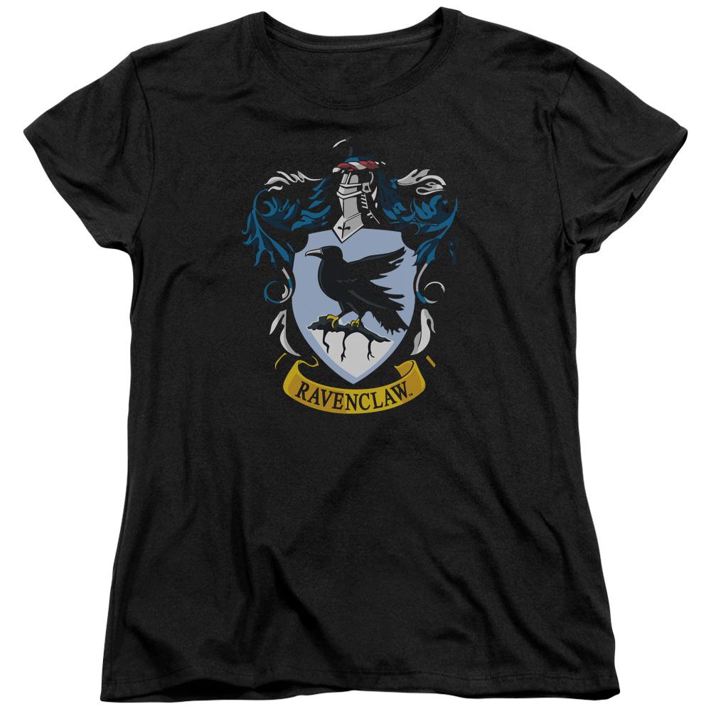 Harry Potter Ravenclaw Crest Womens T Shirt Black Officially Licensed