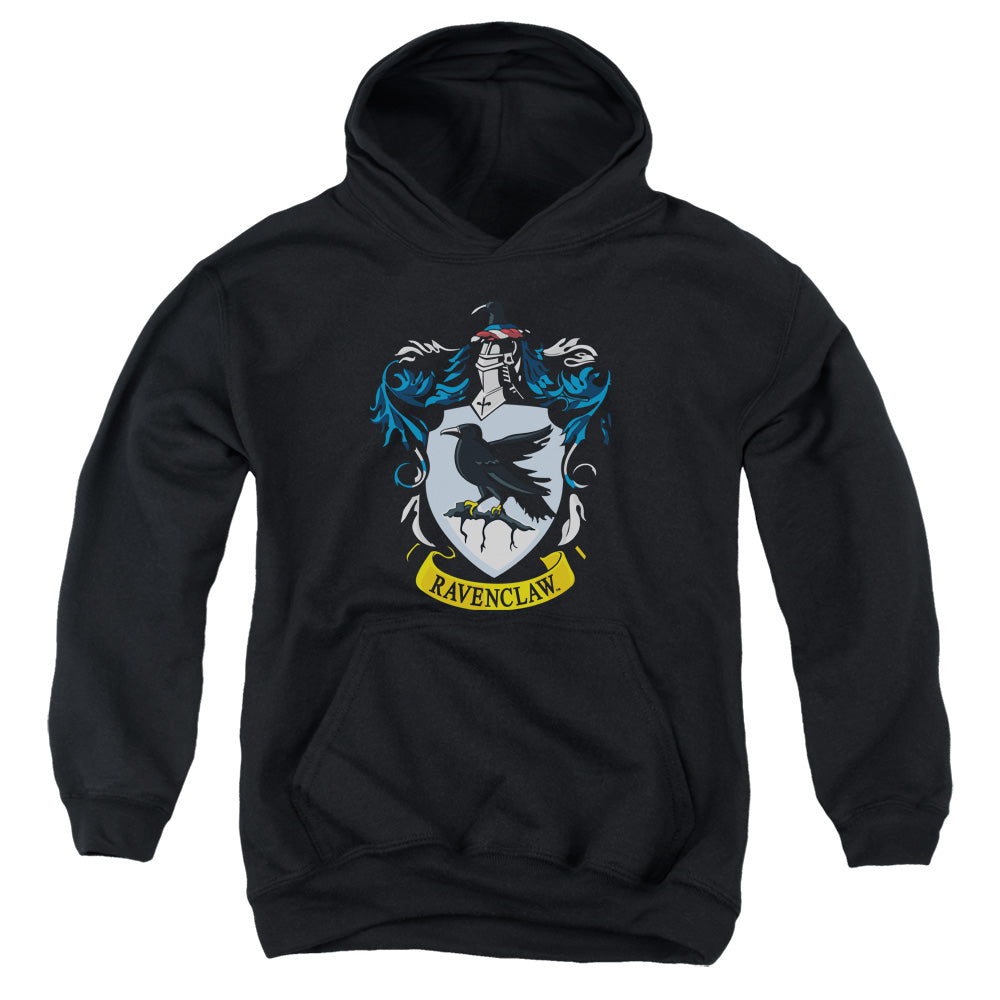Harry Potter Ravenclaw Crest Kids Youth Hoodie Black Officially Licensed