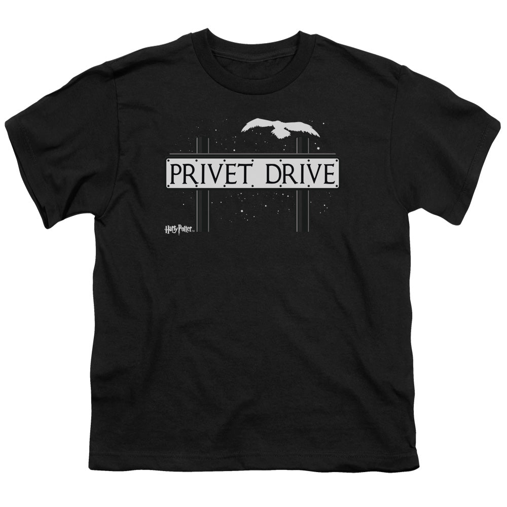 Harry Potter Privet Drive Kids Youth T Shirt Black Officially Licensed