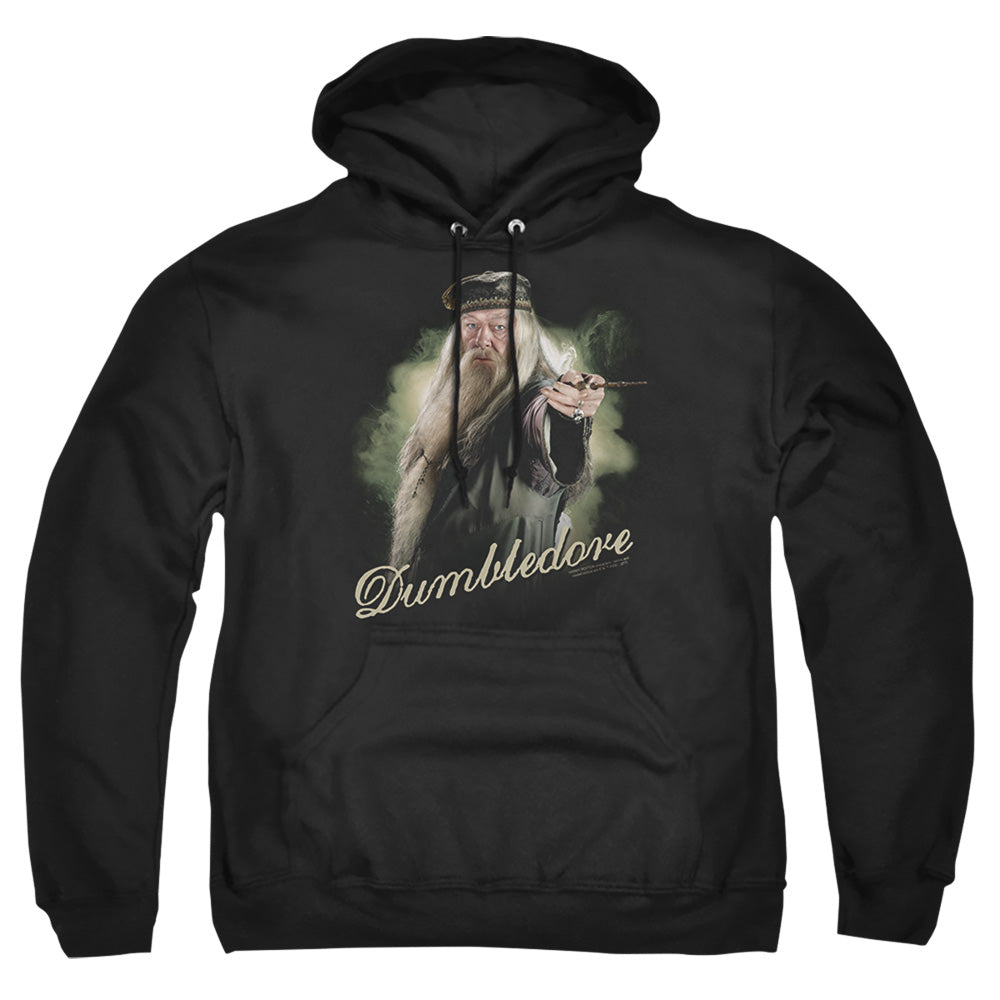 Harry Potter Dumbledore Wand Mens Hoodie Black Officially Licensed