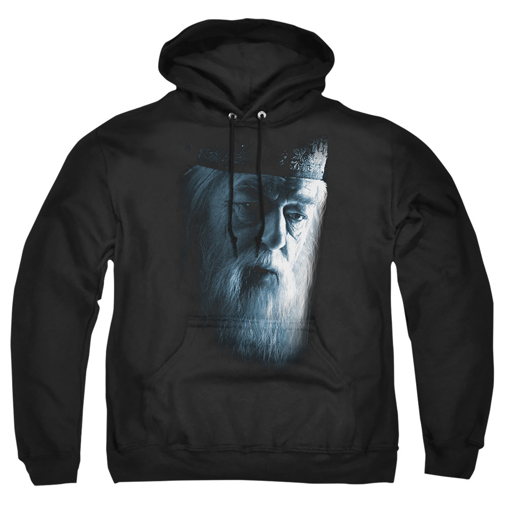Harry Potter Dumbledore Face Mens Hoodie Black Officially Licensed