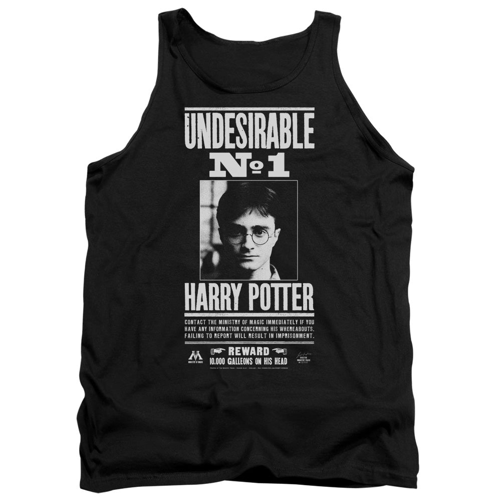 Harry Potter Undesirable No 1 Mens Tank Top Shirt Black Officially Licensed