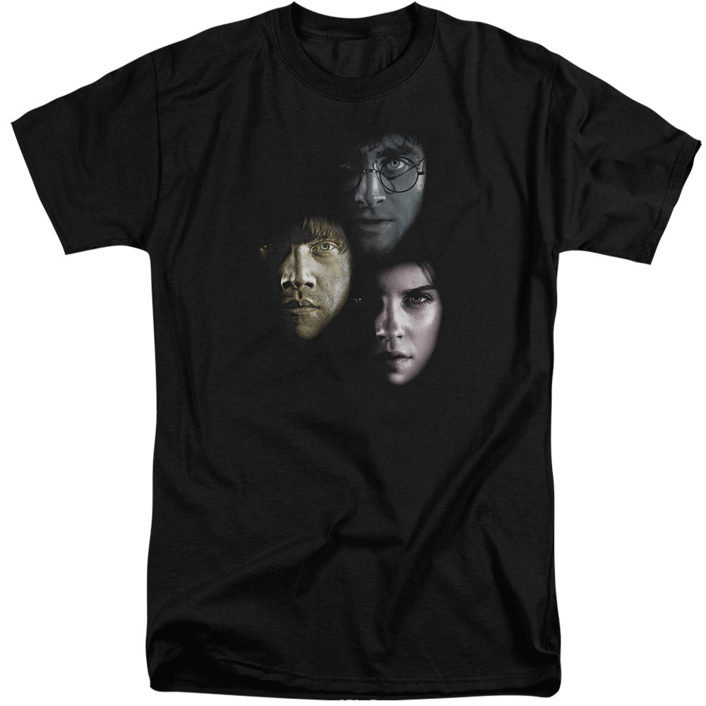 Harry Potter Hero Heads Mens Tall T Shirt Black Officially Licensed