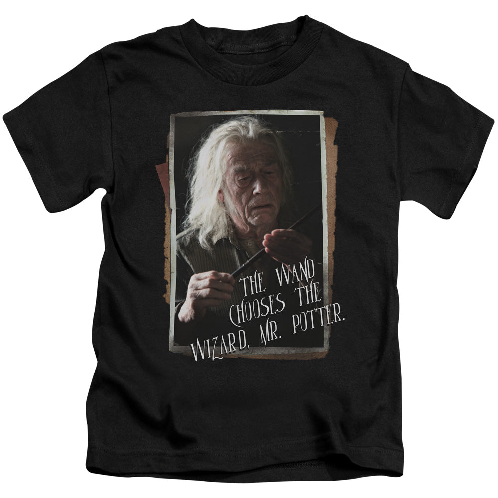 Harry Potter Olivander Juvenile Kids Youth T Shirt Black Officially Licensed