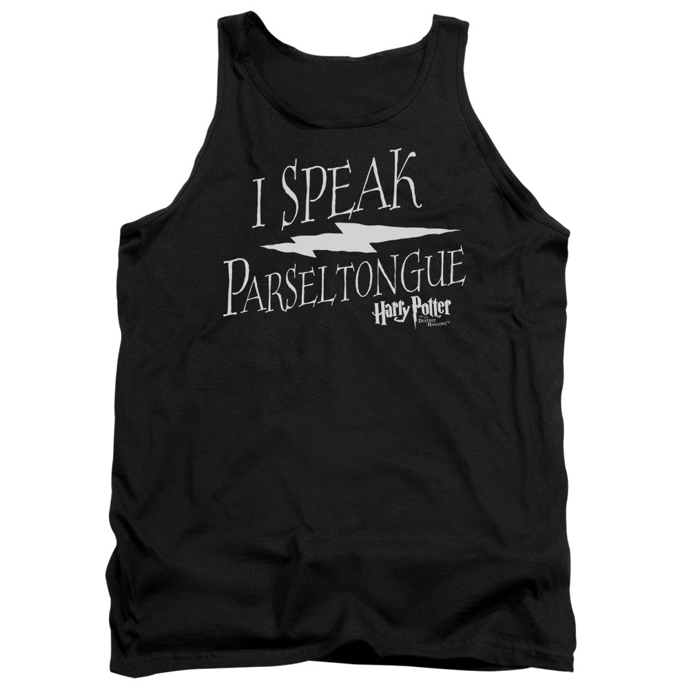 Harry Potter I Speak Parseltongue Mens Tank Top Shirt Black Officially Licensed
