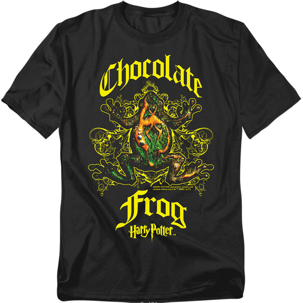 Harry Potter Chocolate Frog Mens T Shirt Black Officially Licensed
