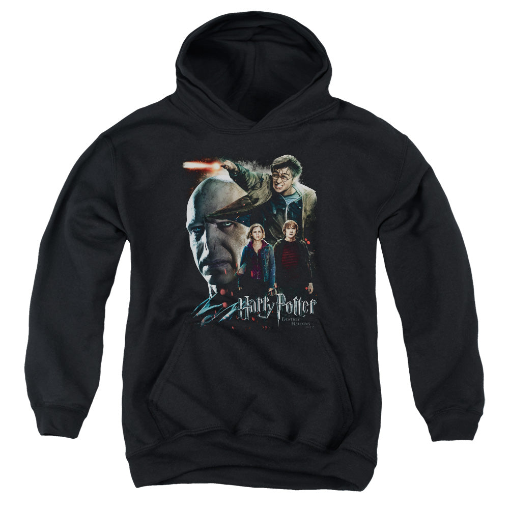 Harry Potter Final Fight Kids Youth Hoodie Black Officially Licensed