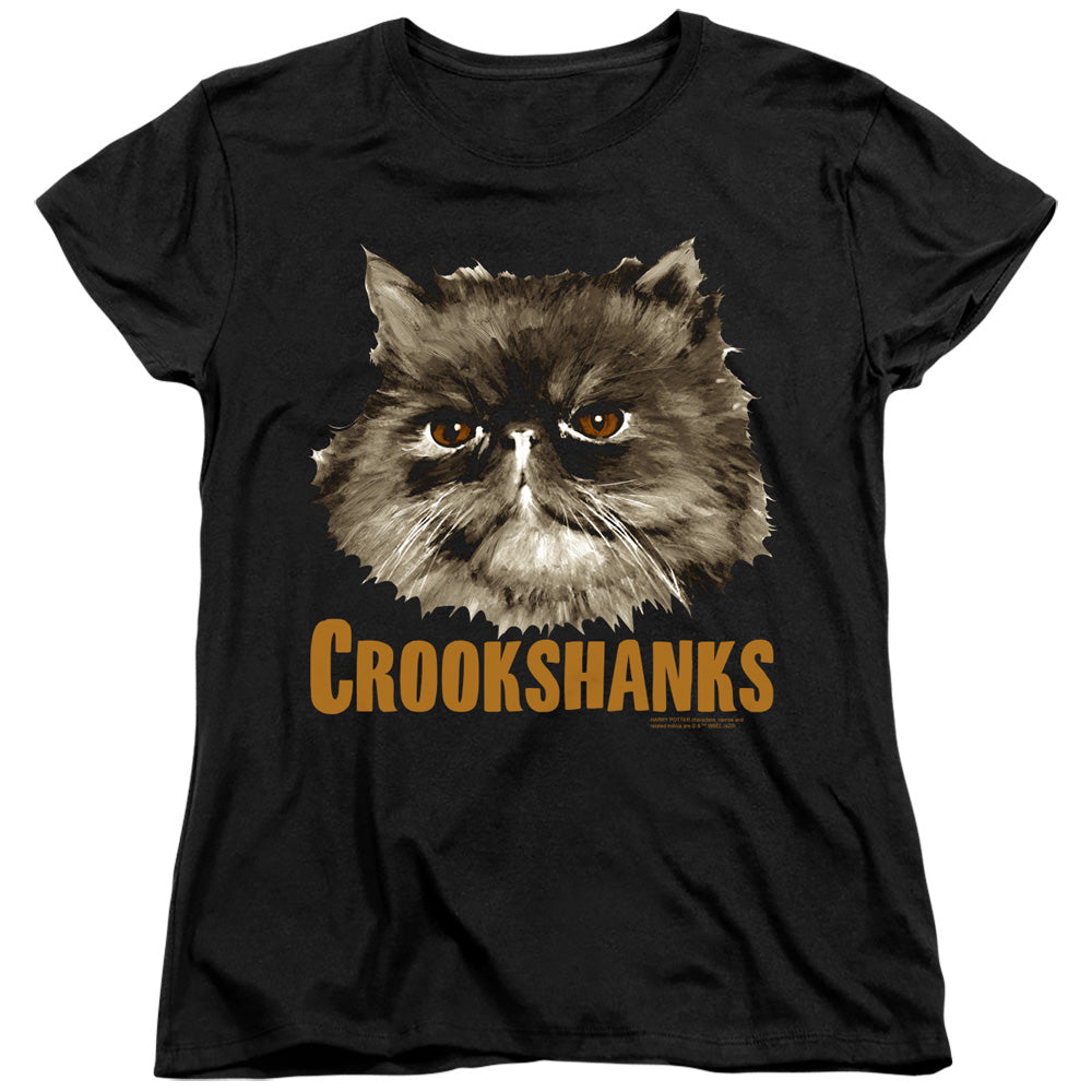 Harry Potter Crookshanks Womens T Shirt Black Officially Licensed