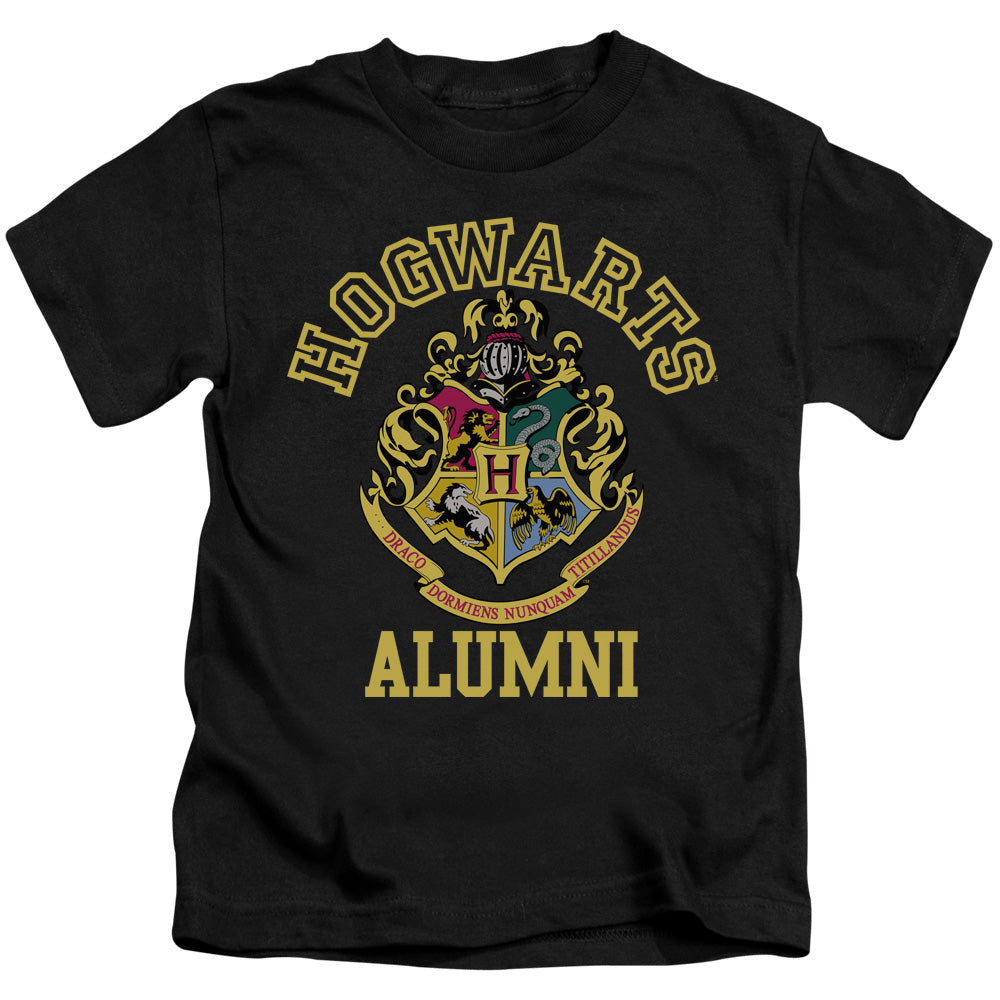 Harry Potter Hogwarts Alumni Juvenile Kids Youth T Shirt Black Officially Licensed