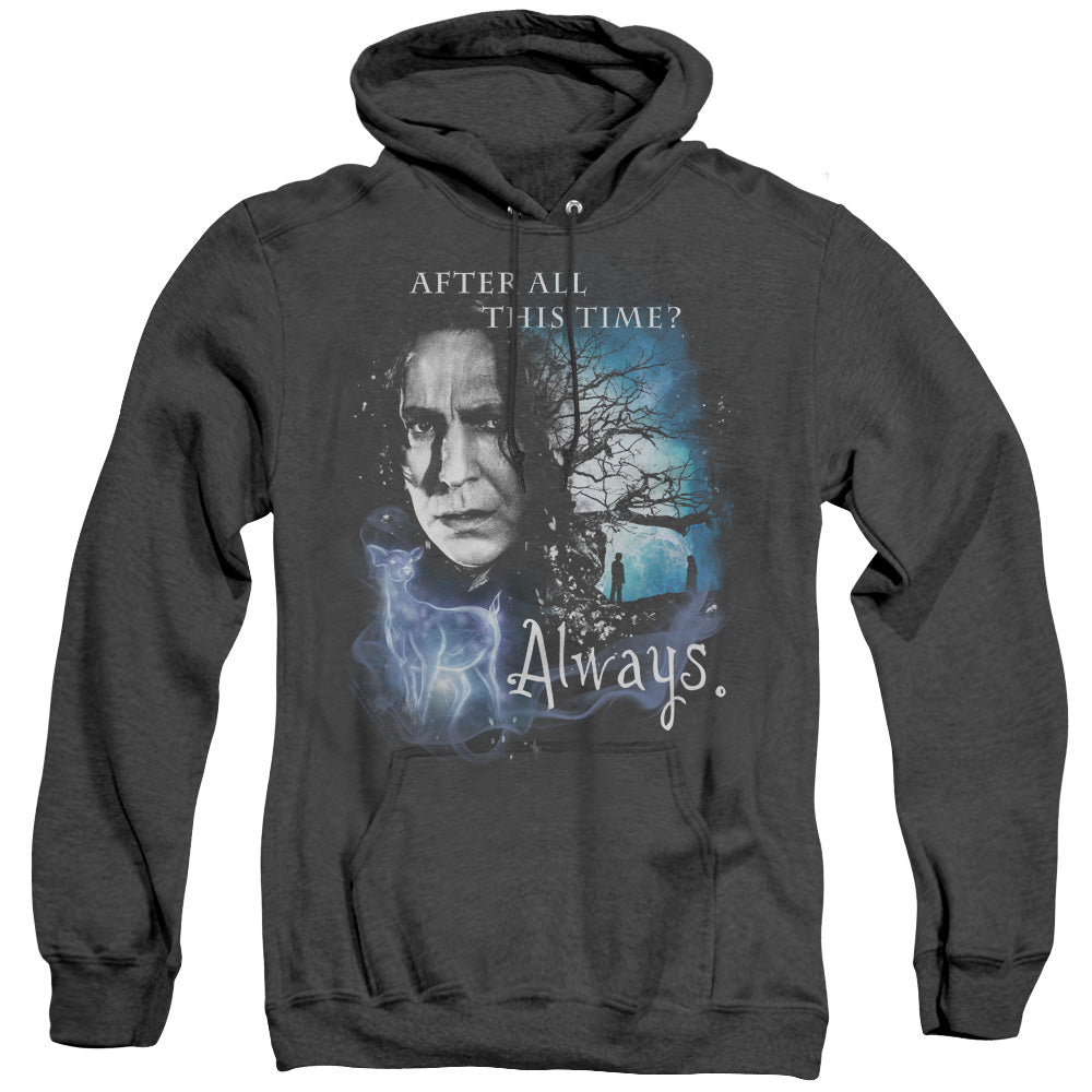 Harry Potter Always Heather Mens Hoodie Black Officially Licensed