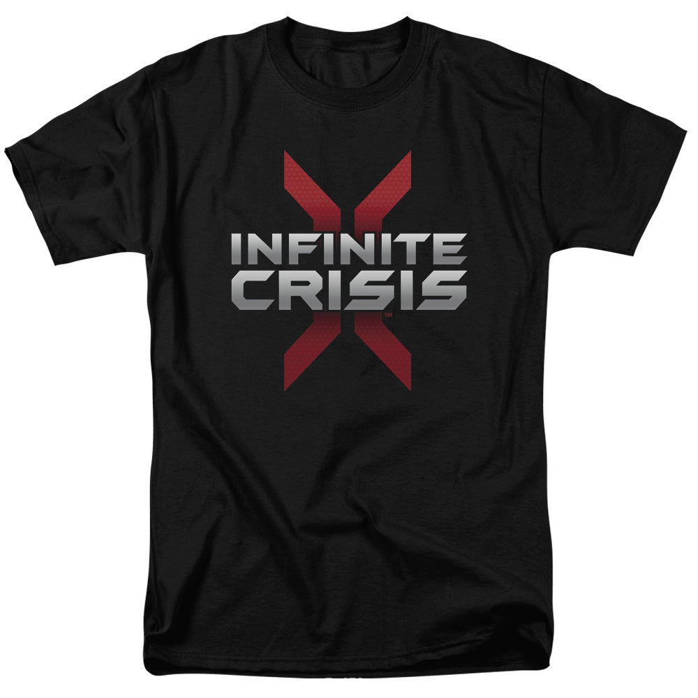 Infinite Crisis Logo Mens T Shirt Black Officially Licensed