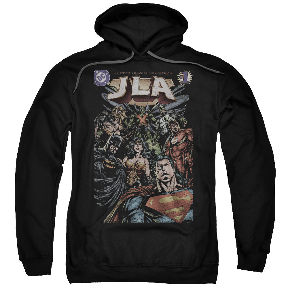 Justice League #1 Cover Mens Hoodie Black Officially Licensed
