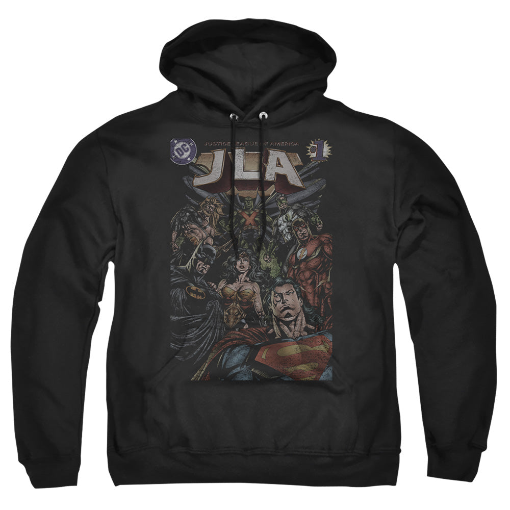 Justice League Of America #1 Cover Mens Hoodie Black Officially Licensed