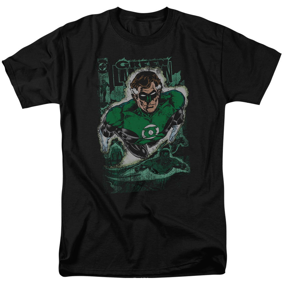 Justice League Of America Green Lantern #1 Distress Mens T Shirt Black Officially Licensed