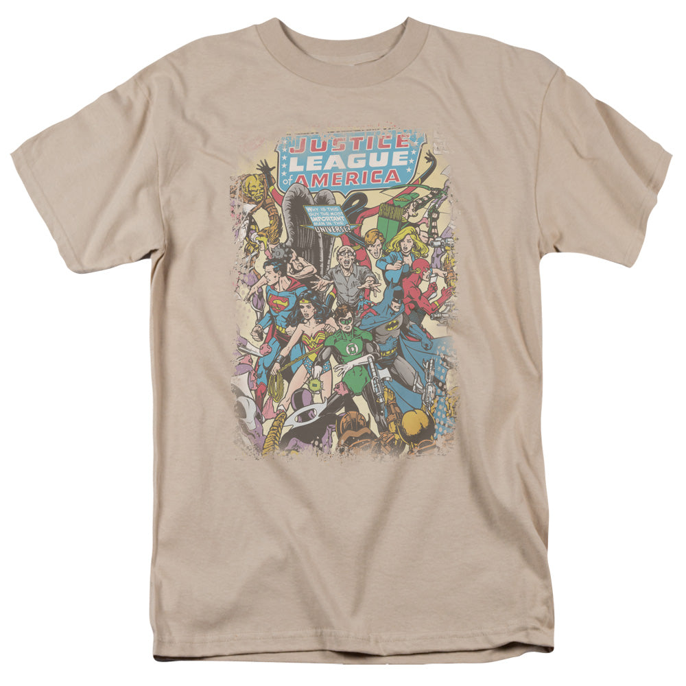 Justice League Most Important Man Mens T Shirt Sand Officially Licensed