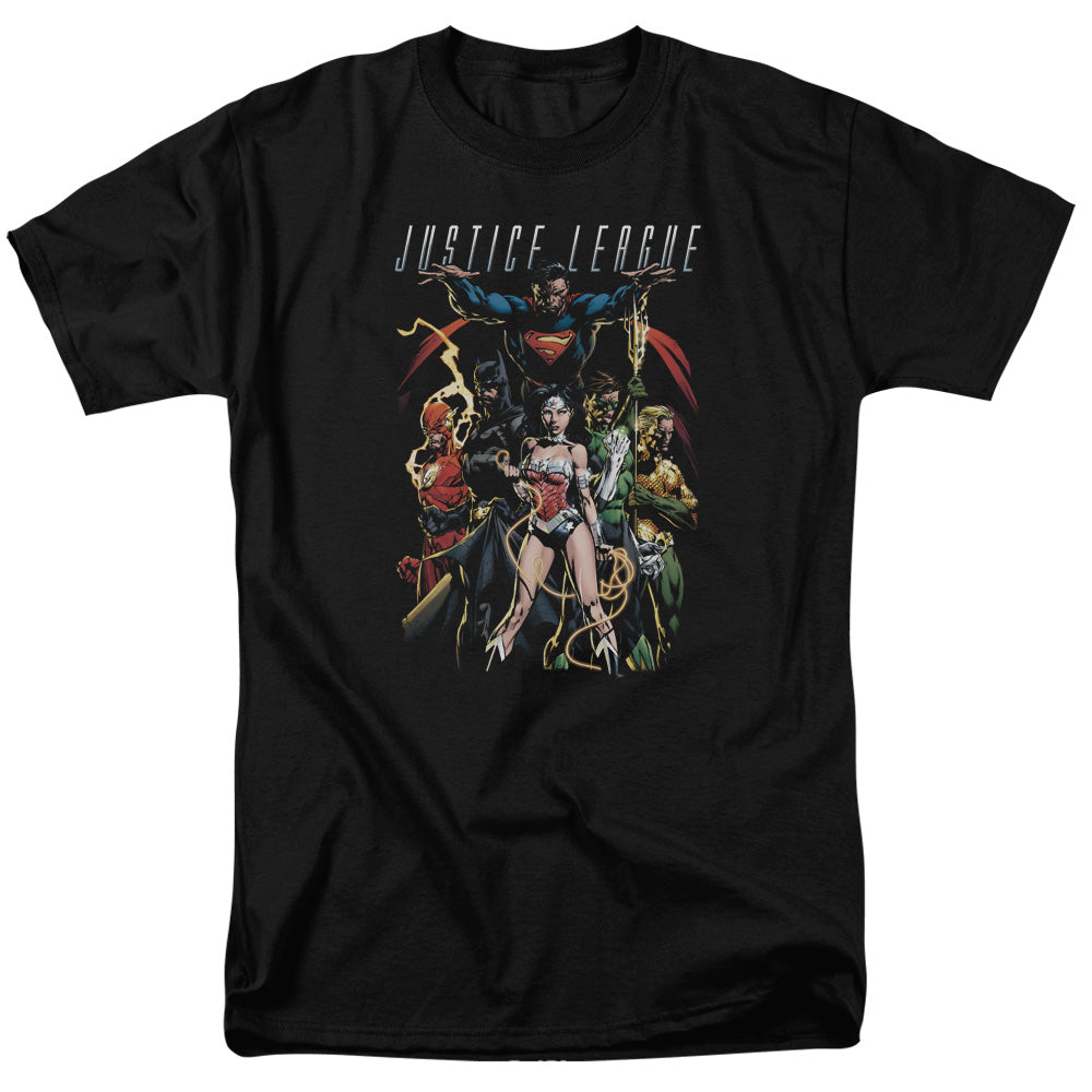 Justice League Dark Days Mens T Shirt Black Officially Licensed