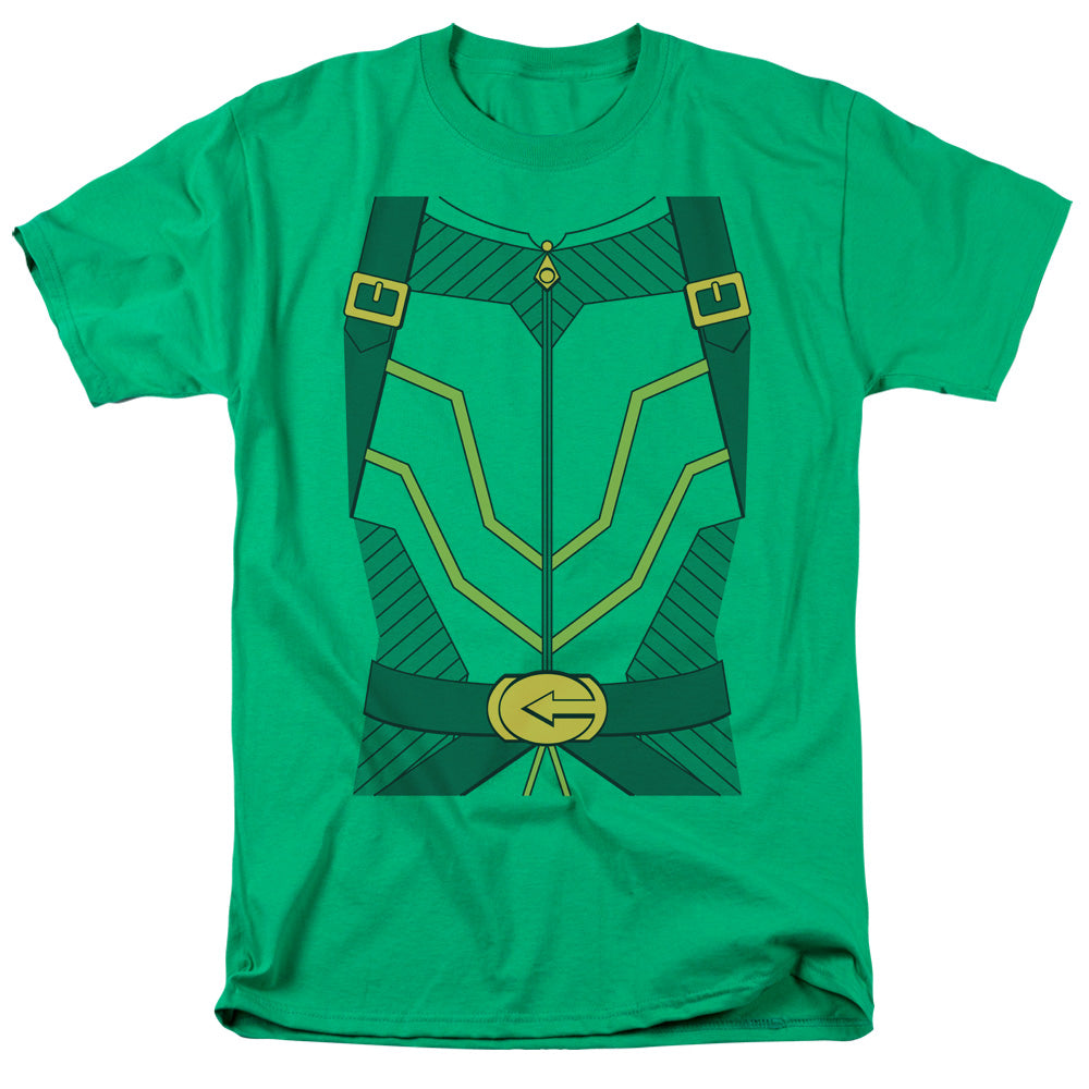 Justice League Of America Arrow Uniform Mens T Shirt Kelly Green Officially Licensed