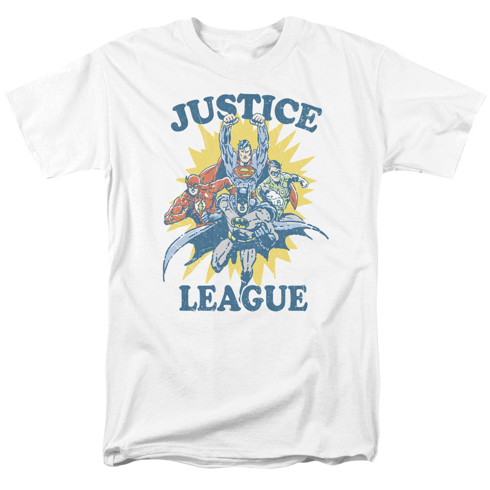 Justice League Of America Lets Do This Mens T Shirt White Officially Licensed