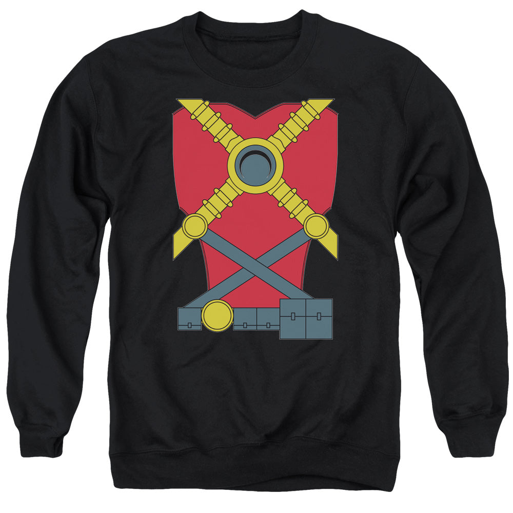 Justice League Red Robin Mens Crewneck Sweatshirt Black Officially Licensed
