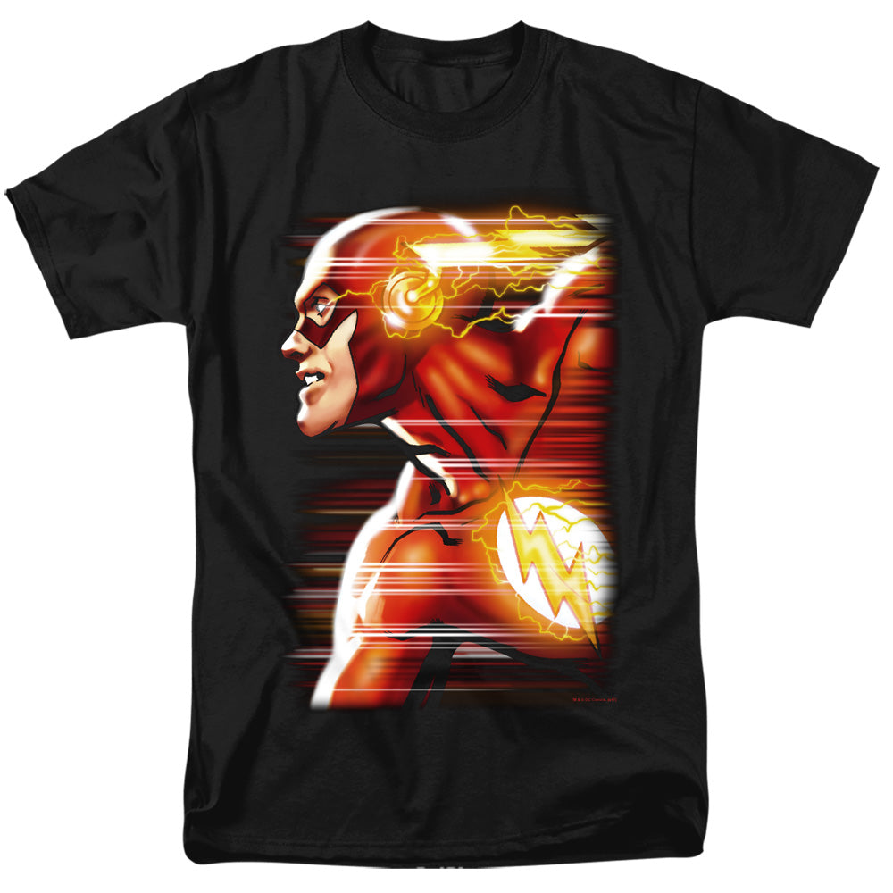 Justice League Of America Speed Head Mens T Shirt Black Officially Licensed