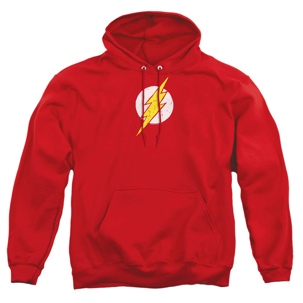 Justice League Of America Rough Flash Mens Hoodie Red Officially Licensed