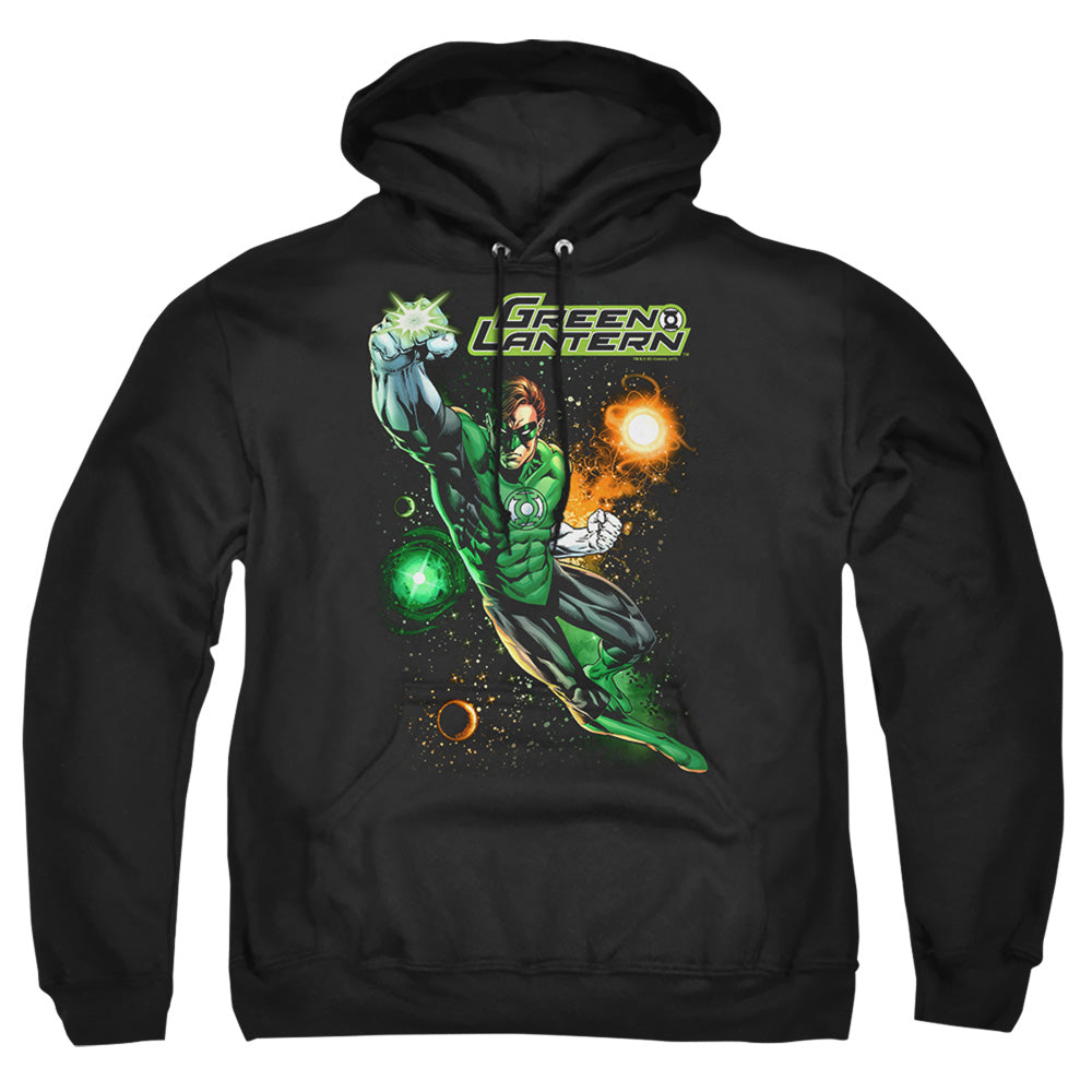 Justice League Of America Galactic Guardian Mens Hoodie Black Officially Licensed
