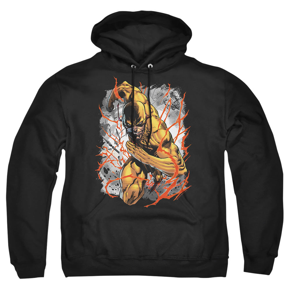 Justice League Of America Reversed Mens Hoodie Black Officially Licensed