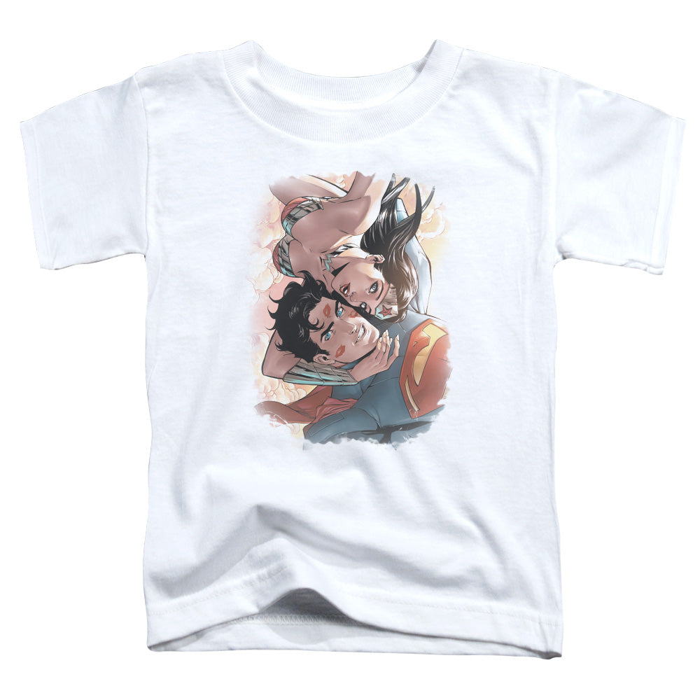 Justice League Love Birds Toddler Kids Youth T Shirt White Officially Licensed