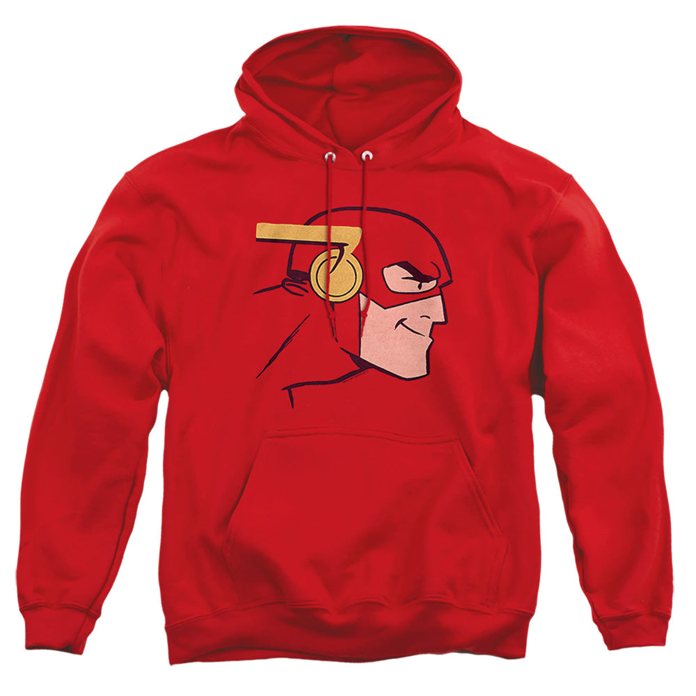 Justice League Of America Cooke Head Mens Hoodie Red Officially Licensed