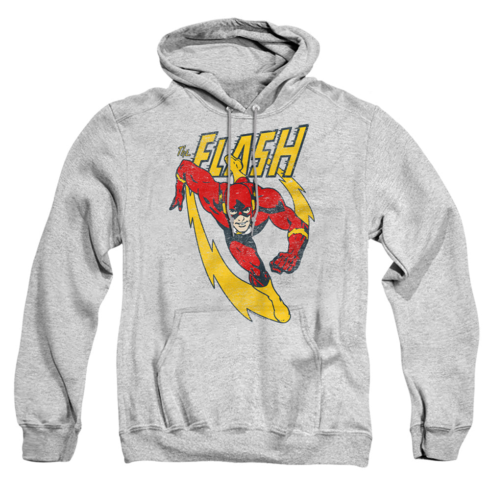 Justice League Of America Lightning Trail Mens Hoodie Athletic Heather Officially Licensed