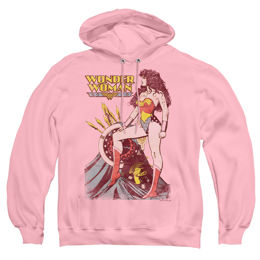 Justice League Of America Armament Mens Hoodie Pink Officially Licensed