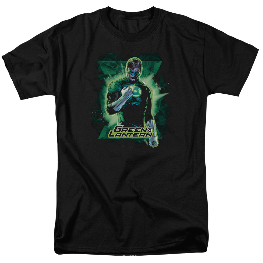 Justice League Green Lantern Brooding Mens T Shirt Black Officially Licensed