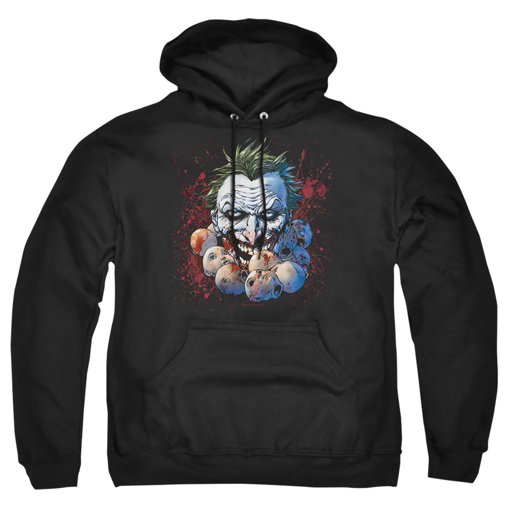 Justice League Of America Doll Heads Mens Hoodie Black Officially Licensed