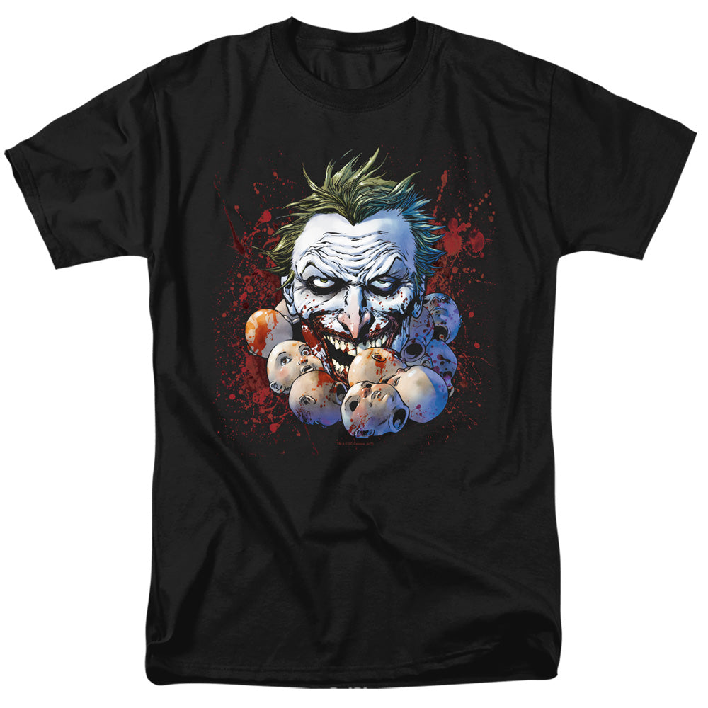 Justice League Of America Doll Heads Mens T Shirt Black Officially Licensed