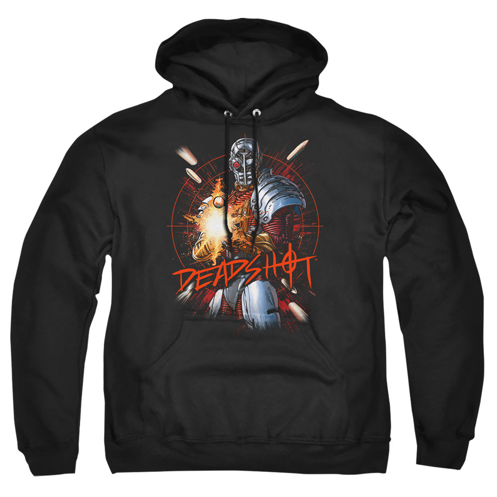 Justice League Of America Deadshot Mens Hoodie Black Officially Licensed