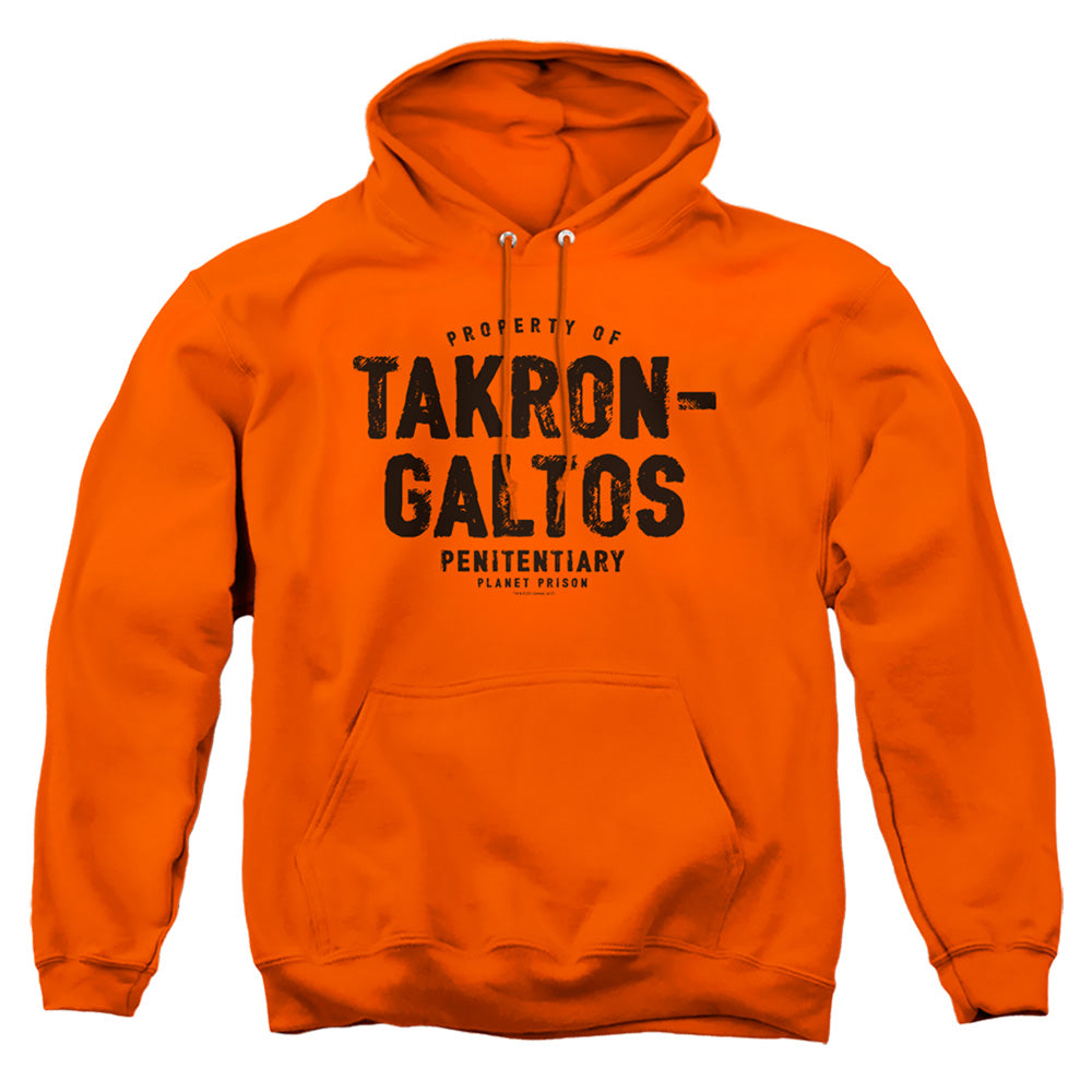 Justice League Of America Takron Galtos Mens Hoodie Orange Officially Licensed