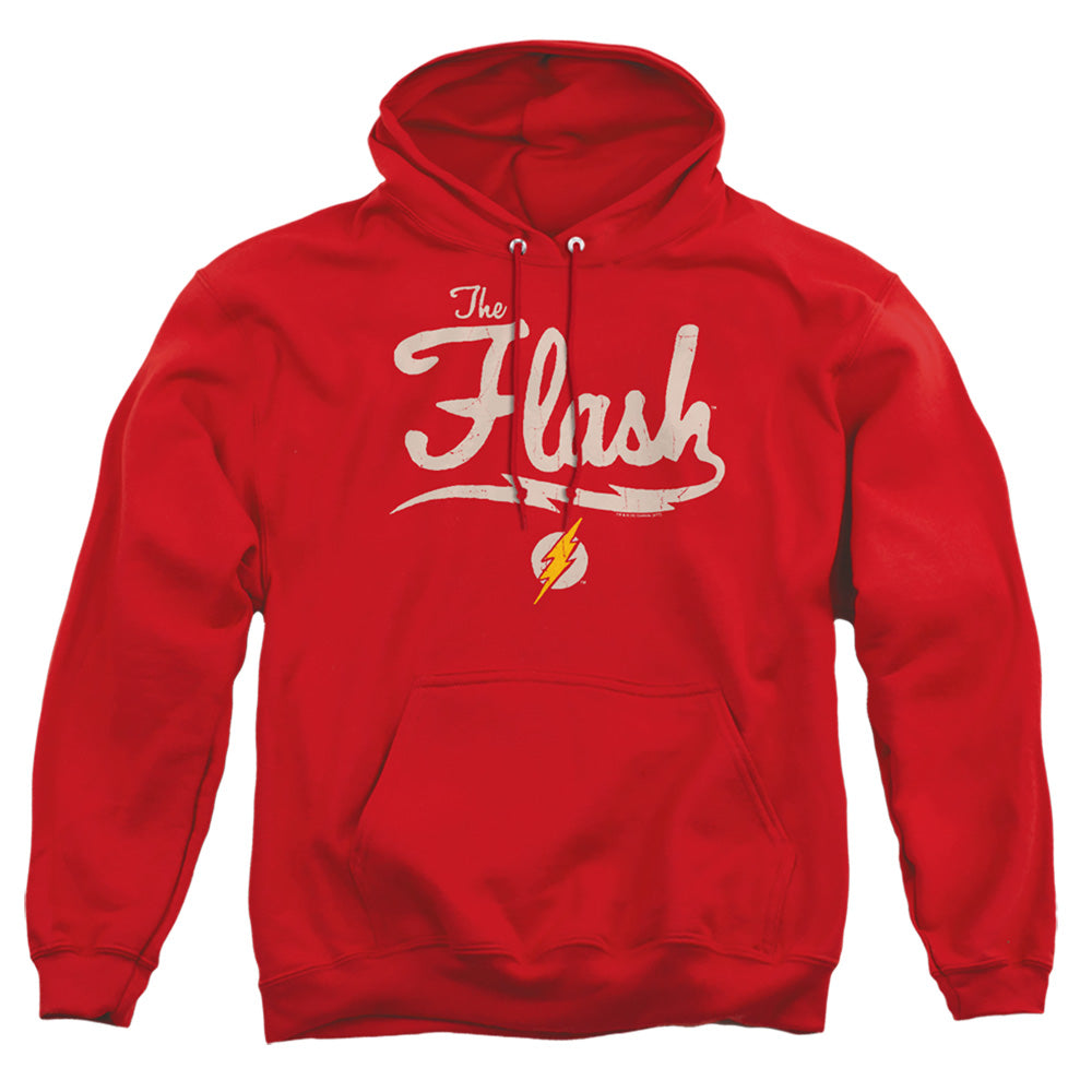 Justice League Of America Old School Flash Mens Hoodie Red Officially Licensed