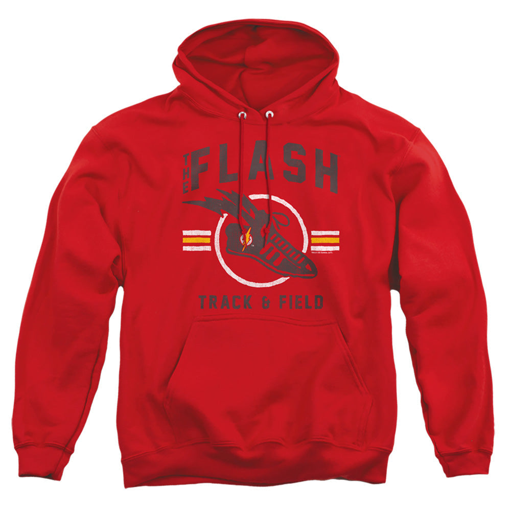 Justice League Of America Track And Field Mens Hoodie Red Officially Licensed